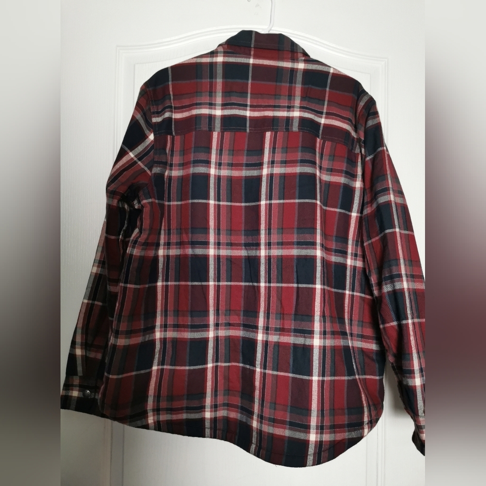 The North Face Women’s Campshire Fleece Lined Long Sleeve Shirt Size XL Red - Picture 6 of 16